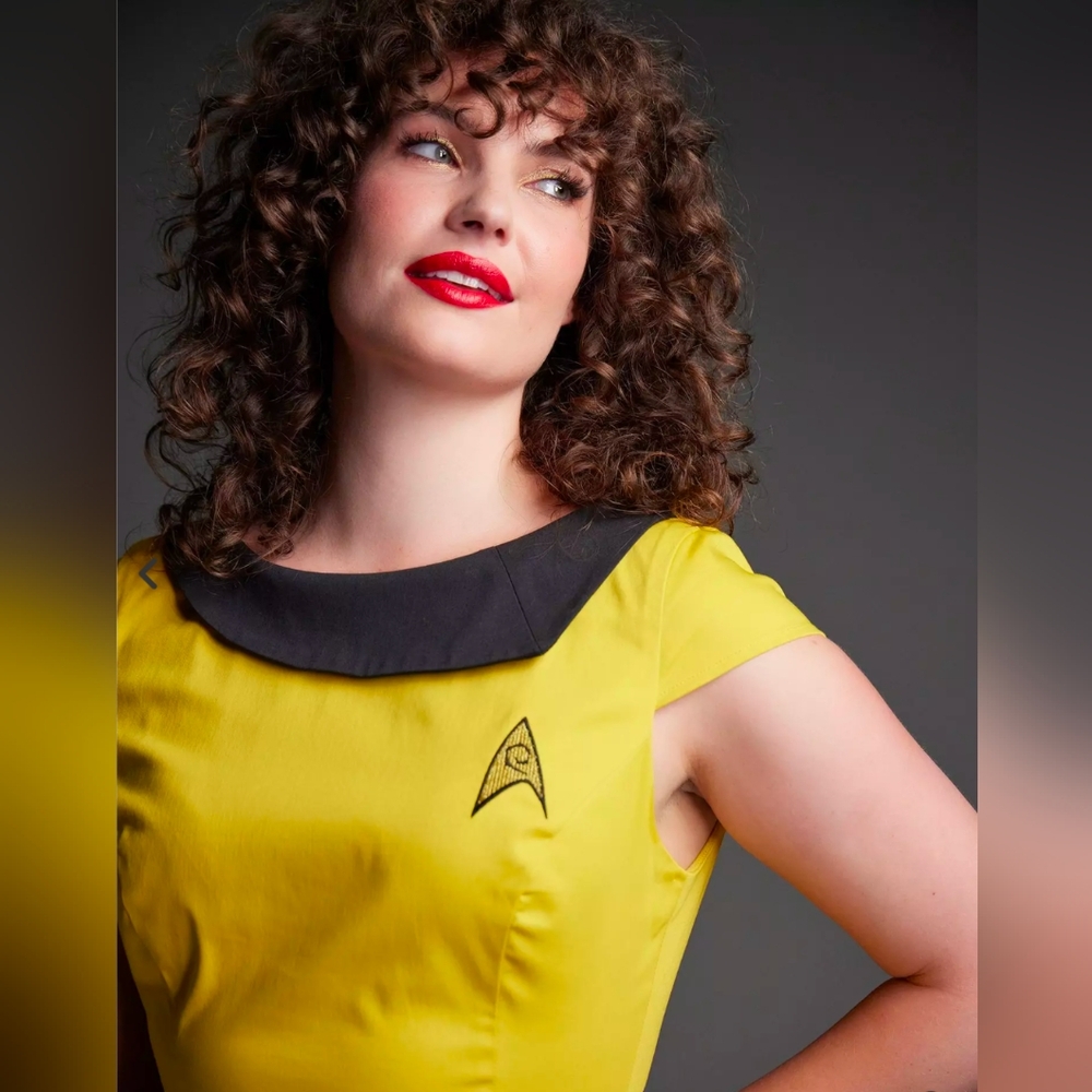 Her Universe Star Trek TOS Retro Starfleet Command Officer Dress